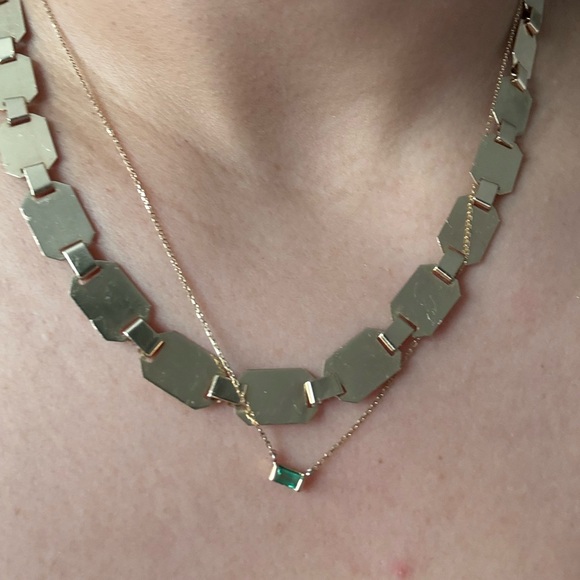 Jewelry - 14k emerald necklace